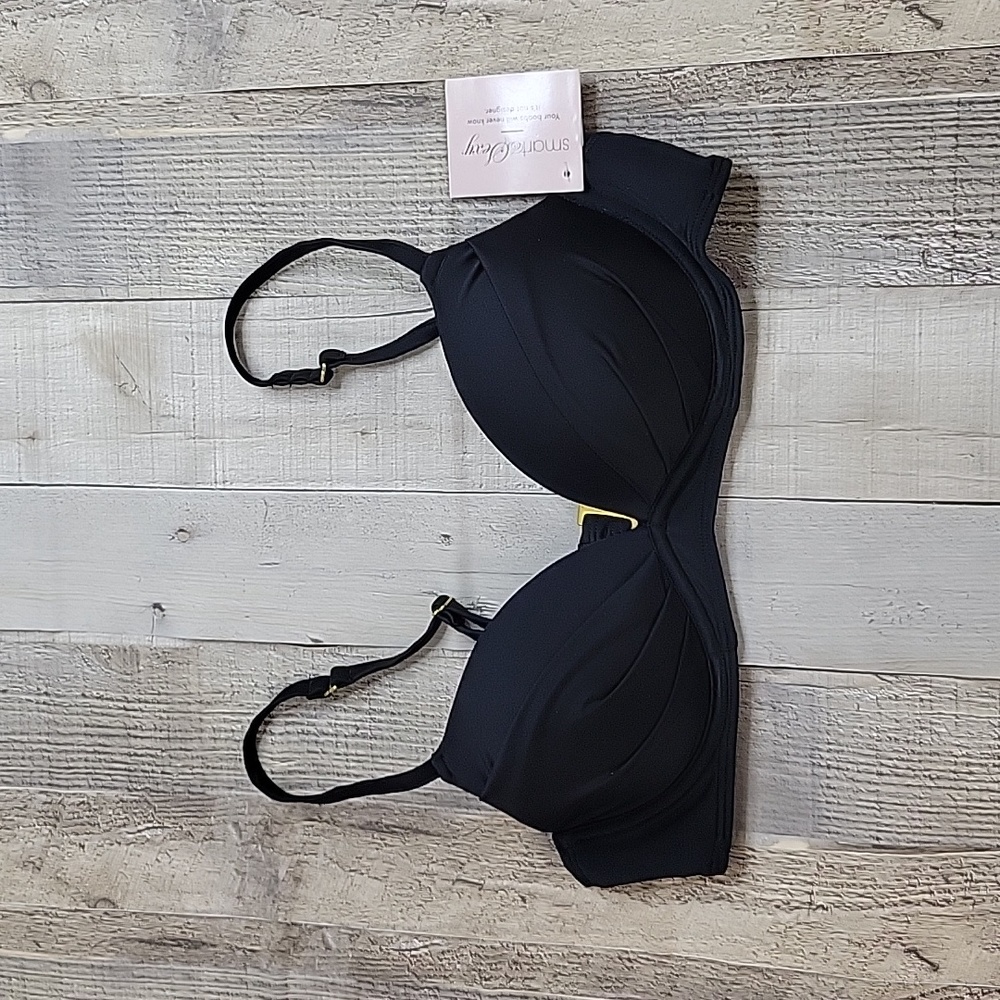 Smart & Sexy Push-up Convertible Top Black Size 34A